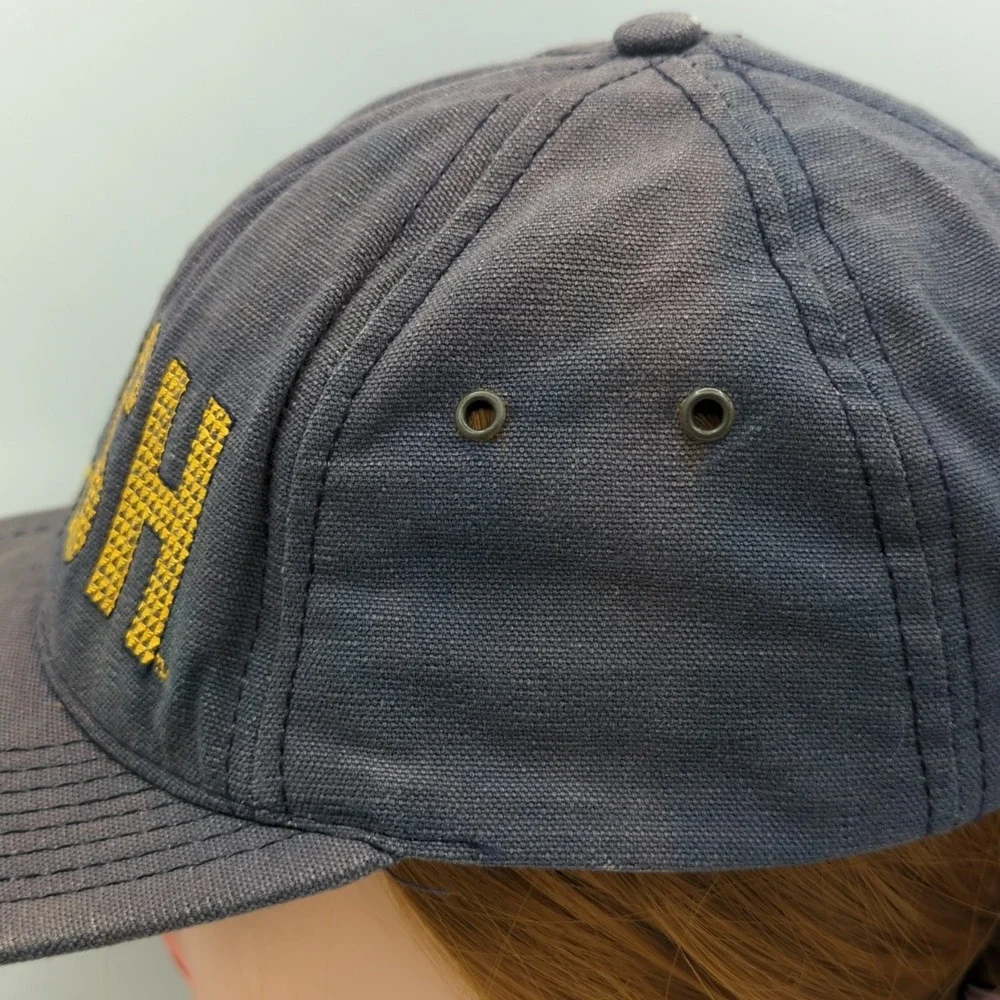 Vintage Notre Dame Irish Sports Specialties 90s Snapback Hat Cap USA Made Faded